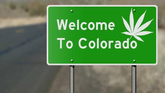 Welcome to Colorado sign