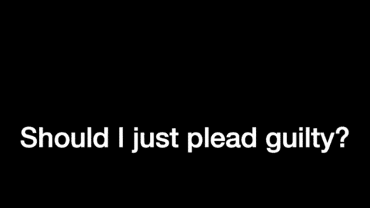 Should I Just Plead Guilty?
