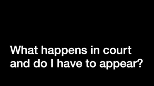 What Happens In Court And Do I Have To Appear?